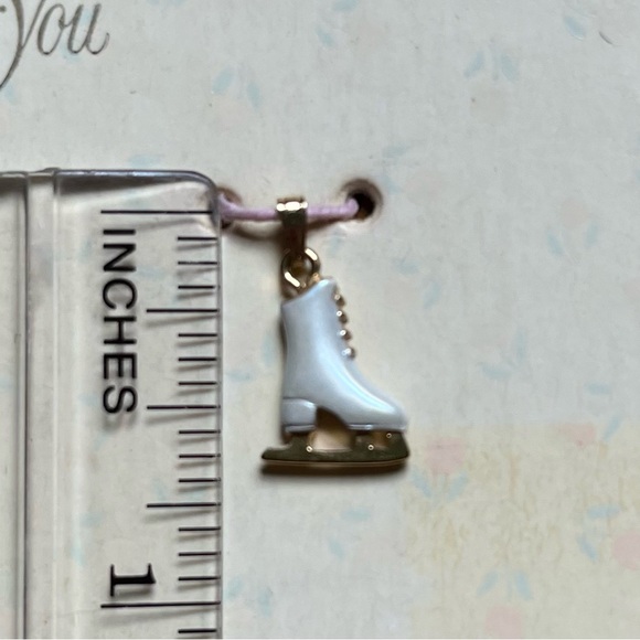 Vintage Figure Skate Charm - Picture 4 of 5